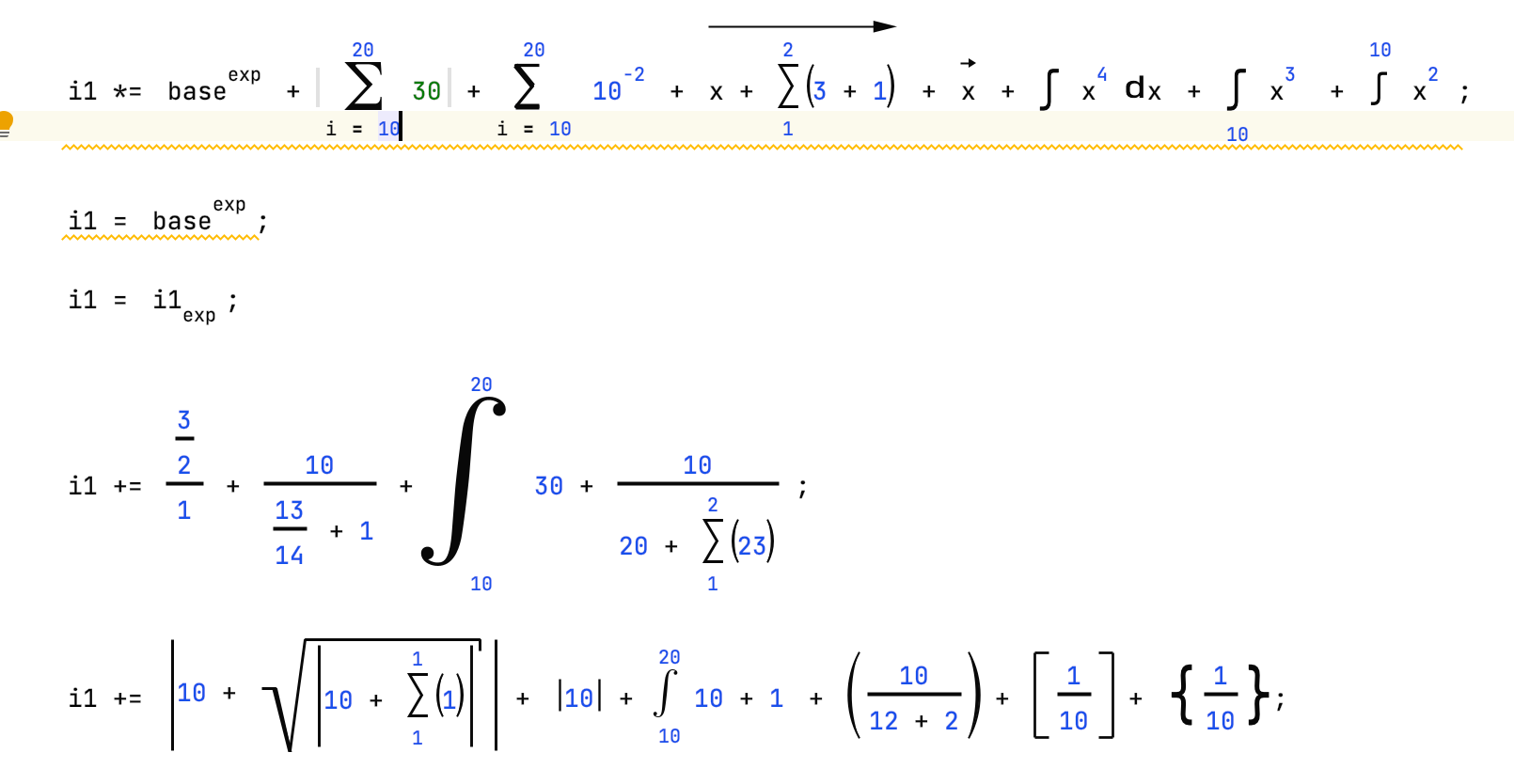 example:math notation