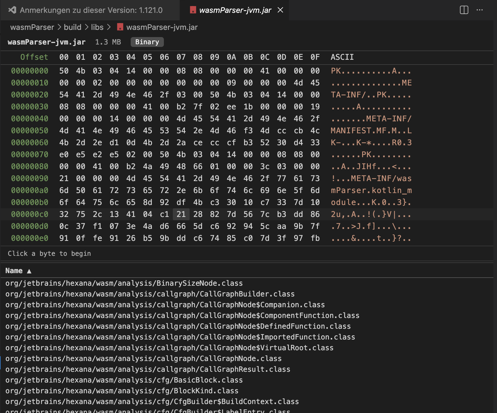 JAR archive in VS Code