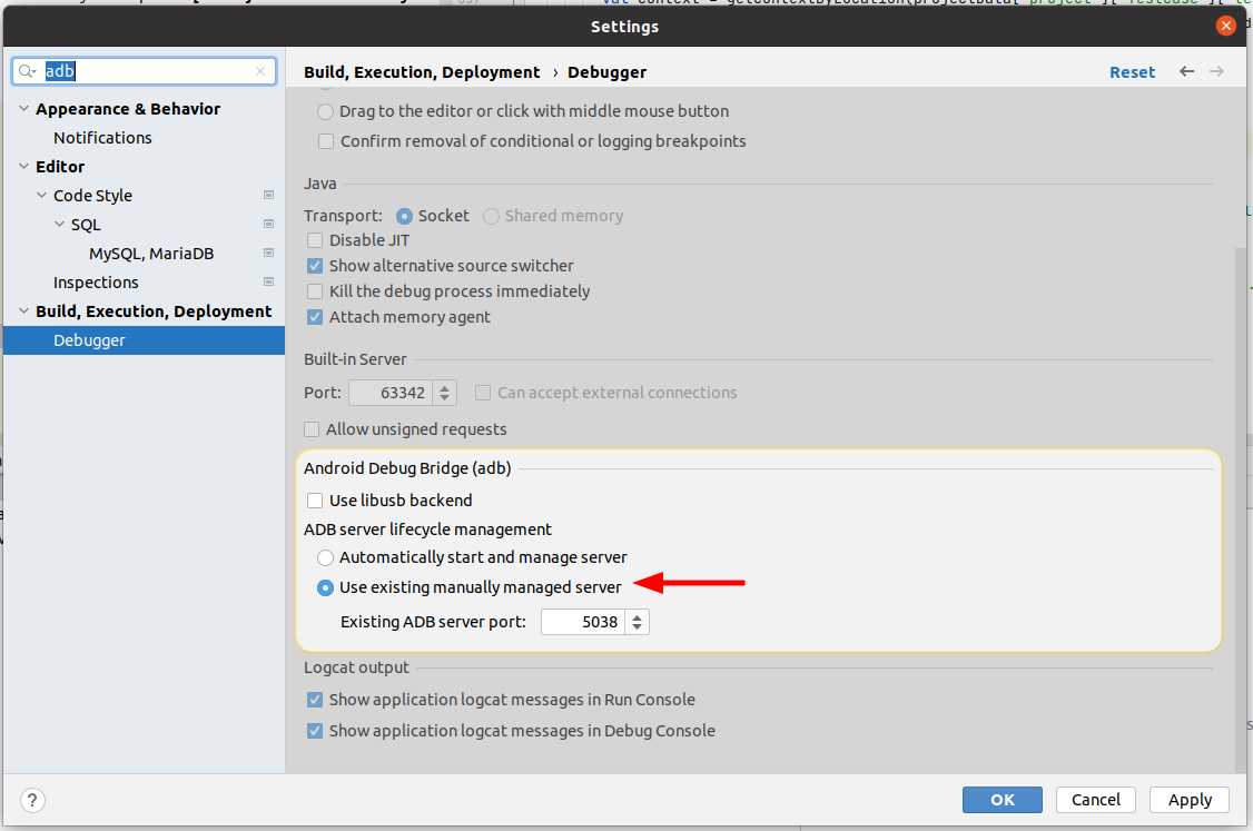 Android - Projector documentation